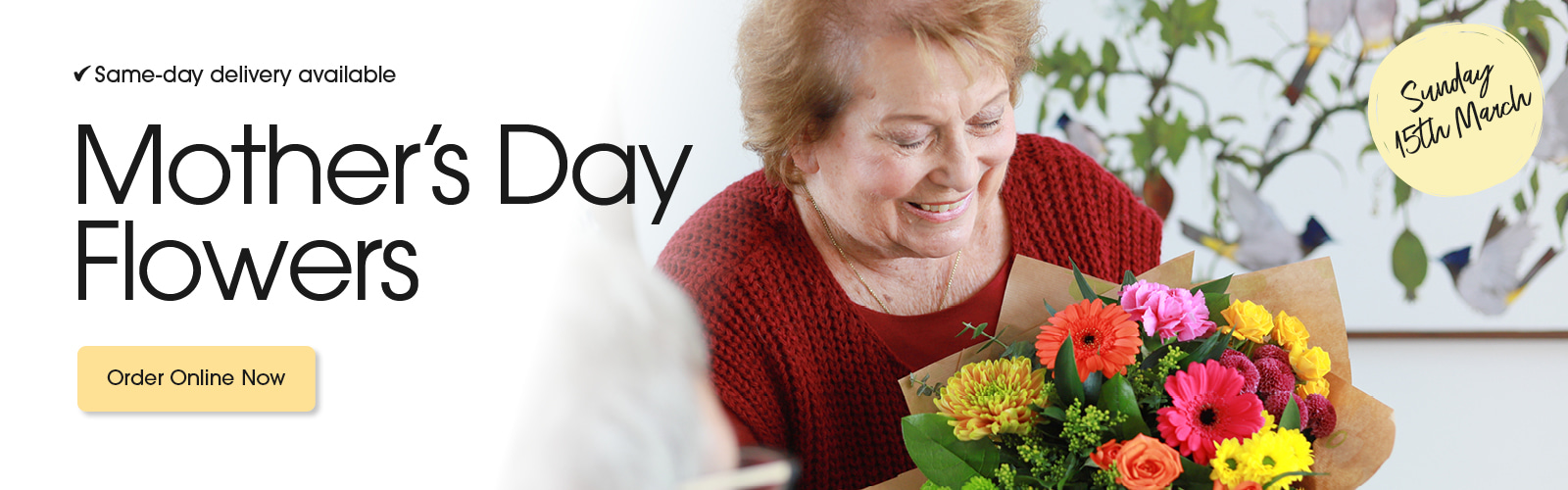 Seasonal bouquets from Emmas Treats in Dudley offering same-day delivery